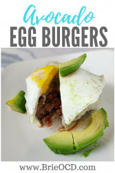 avocado egg burgers