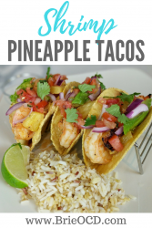 shrimp and pineapple tacos