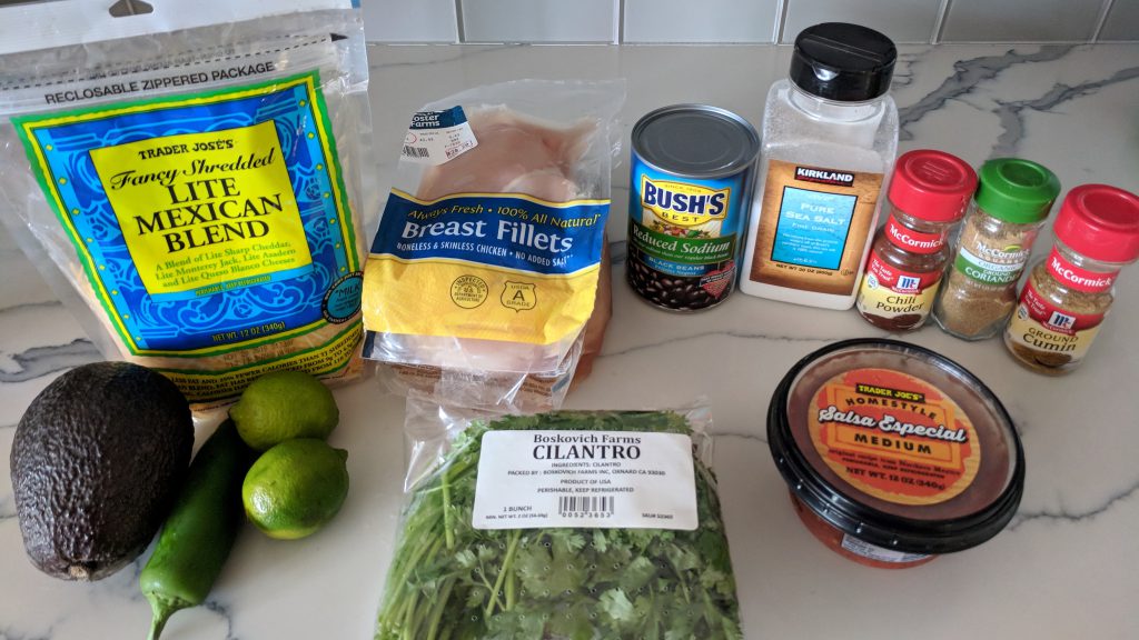 cilantro lime chicken ingredients
