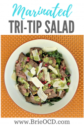 marinated tri-tip salad 