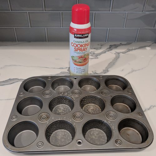 veggie egg muffins lightly spray muffin tin