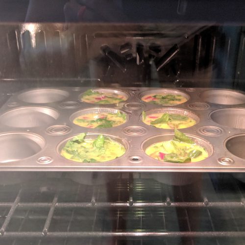 veggie egg scramble bake on 350 for 20 minutes