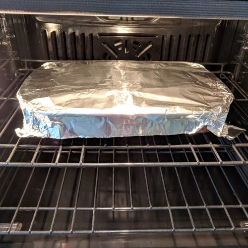 lasagna cover with foil and bake for 30 minutes
