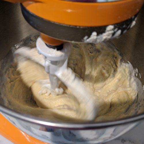 funfetti bundt cake add in flour mixture and milk