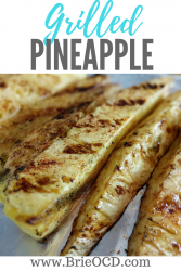 grilled sugar butter pineapple