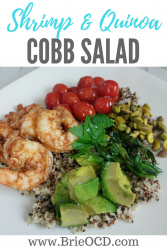 shrimp and quinoa cobb salad