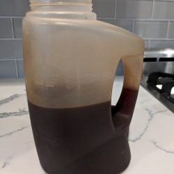 step 7 put brewed coffee into pitcher. repeat steps 1 7 to fill pitcher