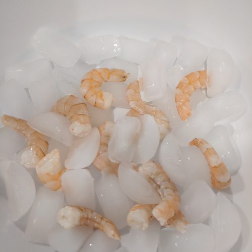 shrimp ceviche put shrimp in an ice bath