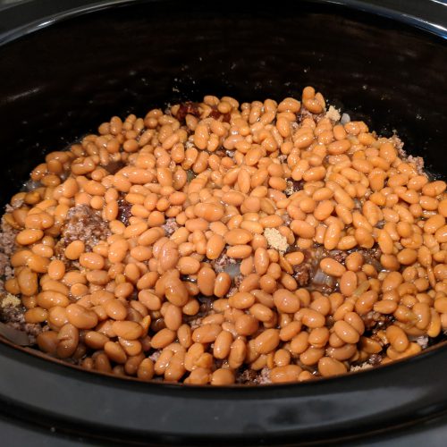 baked beans layer ingredients in crockpot