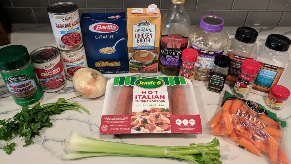 pasta fagioli ingredients