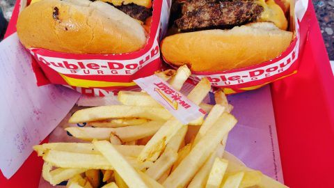 in n out double double square